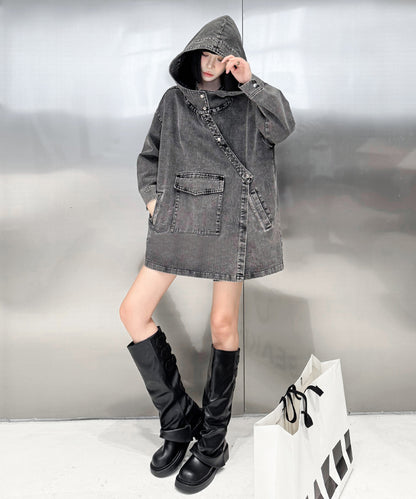 Denim Hoodie Jacket